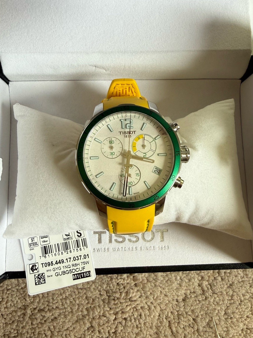 Tissot Quickster Football Chronograph T095.449.17.037.01 - Picture 3 of 8